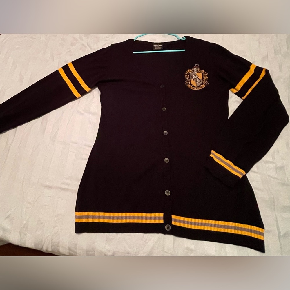 Hufflepuff Button Down Sweater